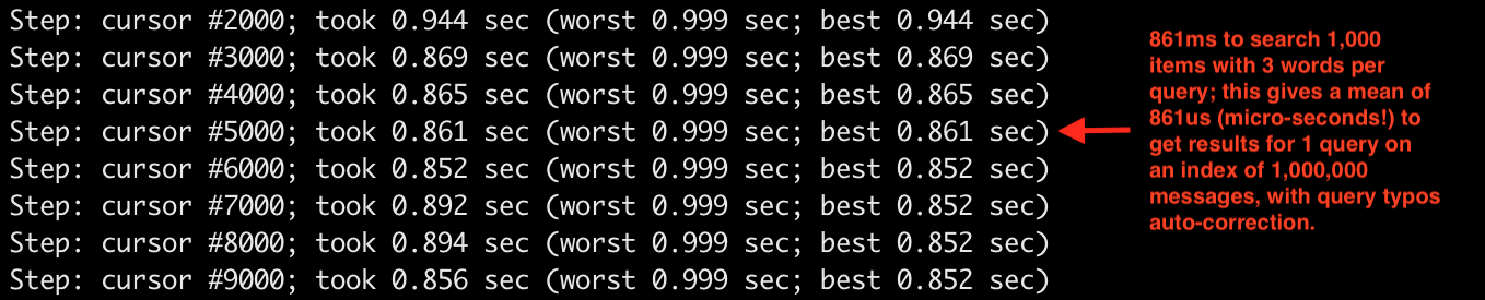 Batch QUERY benchmark